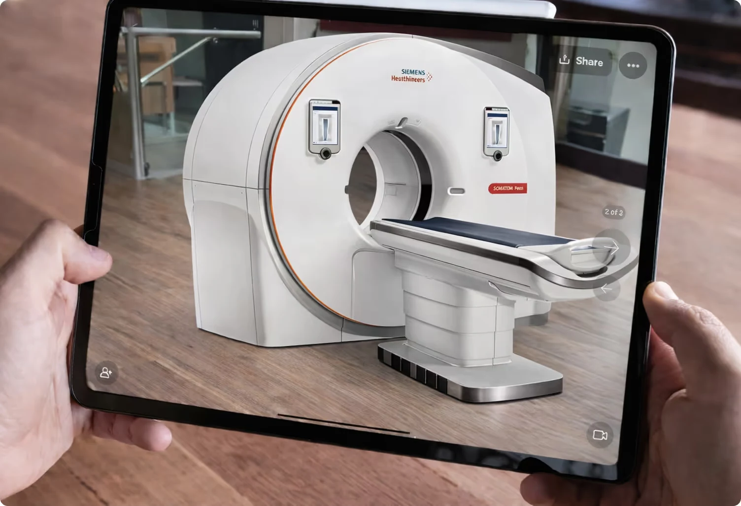 AR, VR and 3D sales demos for pharma manufacturers